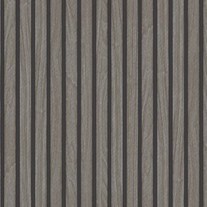 8401-7 Wood Slat effect by Haujing - Dark Brown - Wallpaper kuwait